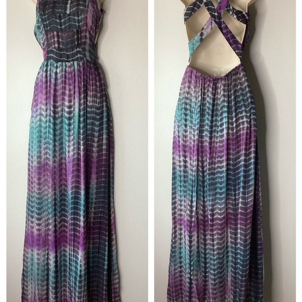 Lovers + Friends Tie Dye Maxi Dress XS - Picture 3 of 8